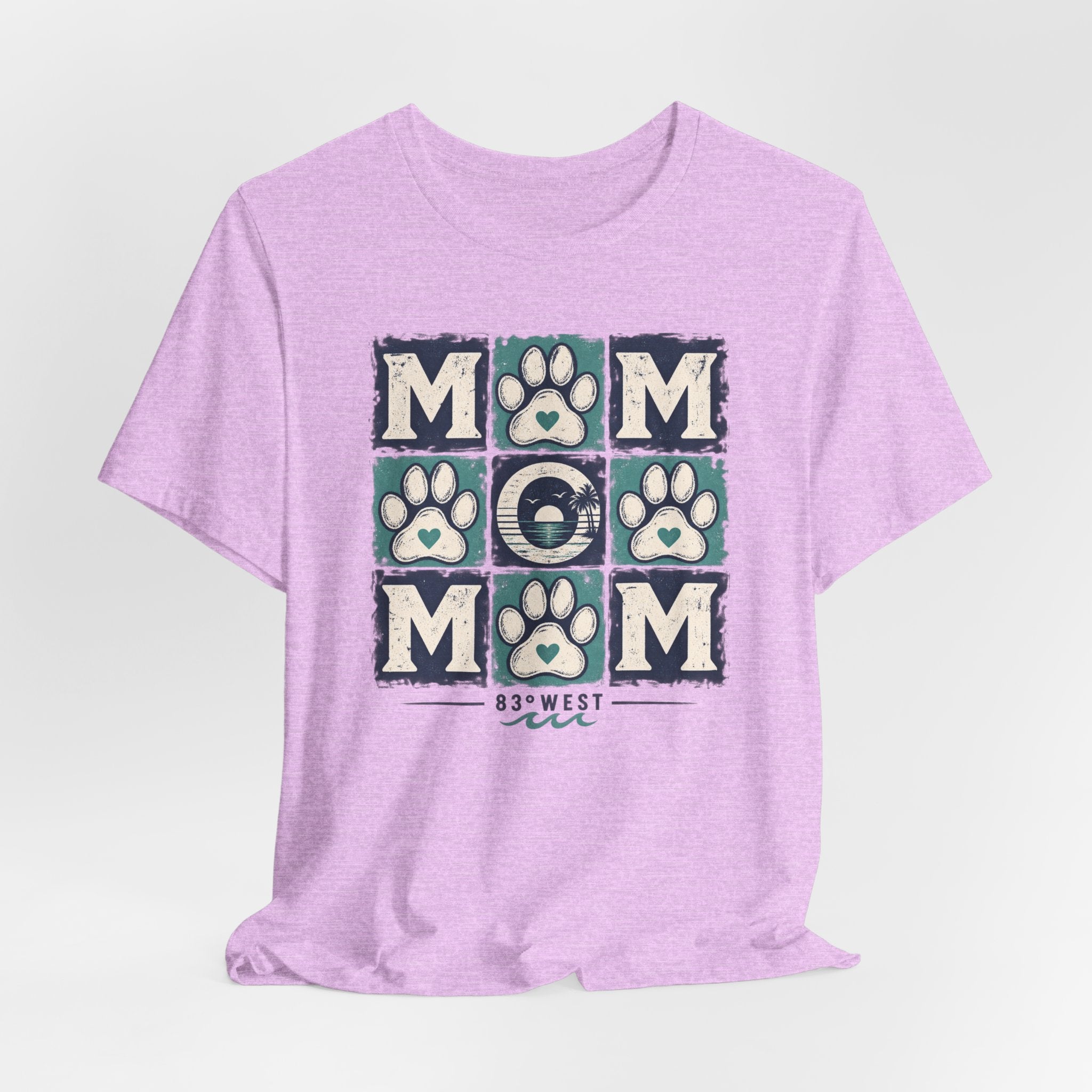 Dog Mom T-Shirt – Dogs and Sunsets Go Together for Dog Moms