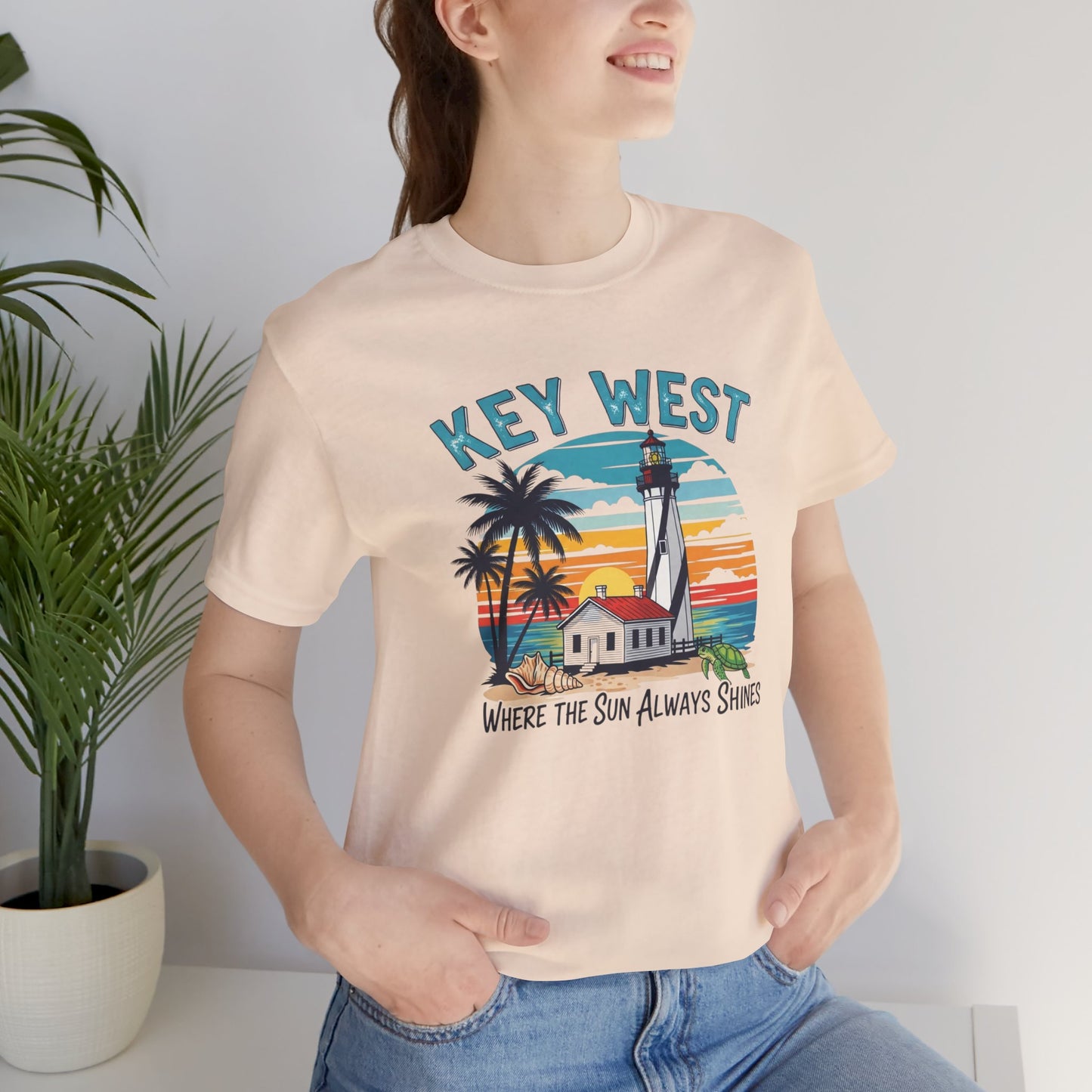 FLORIDA KEYS COLLECTION Key West Sunset Tee: Tropical Vibes Shirt for Beach Lovers