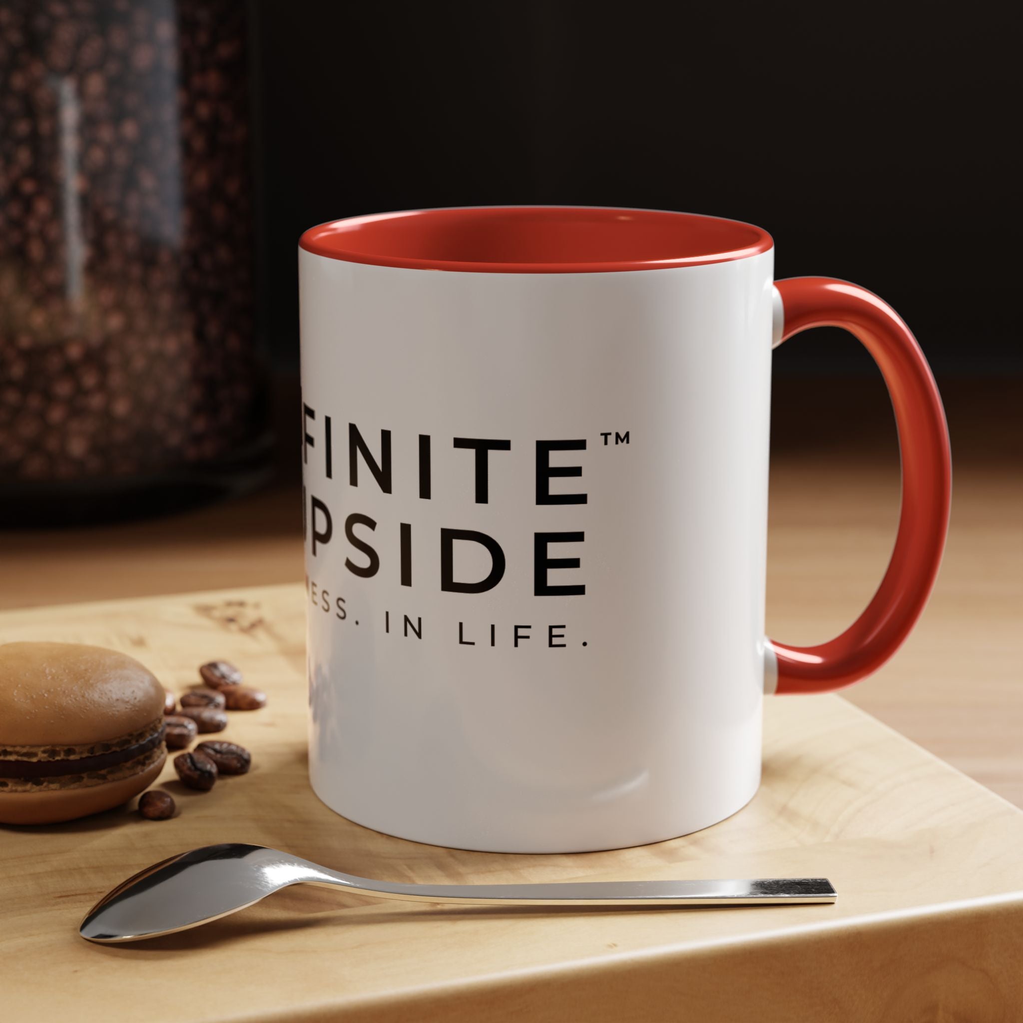 Infinity Upside™ Branded Accent Coffee Mug – Logo Coffee Cup (11/15oz)