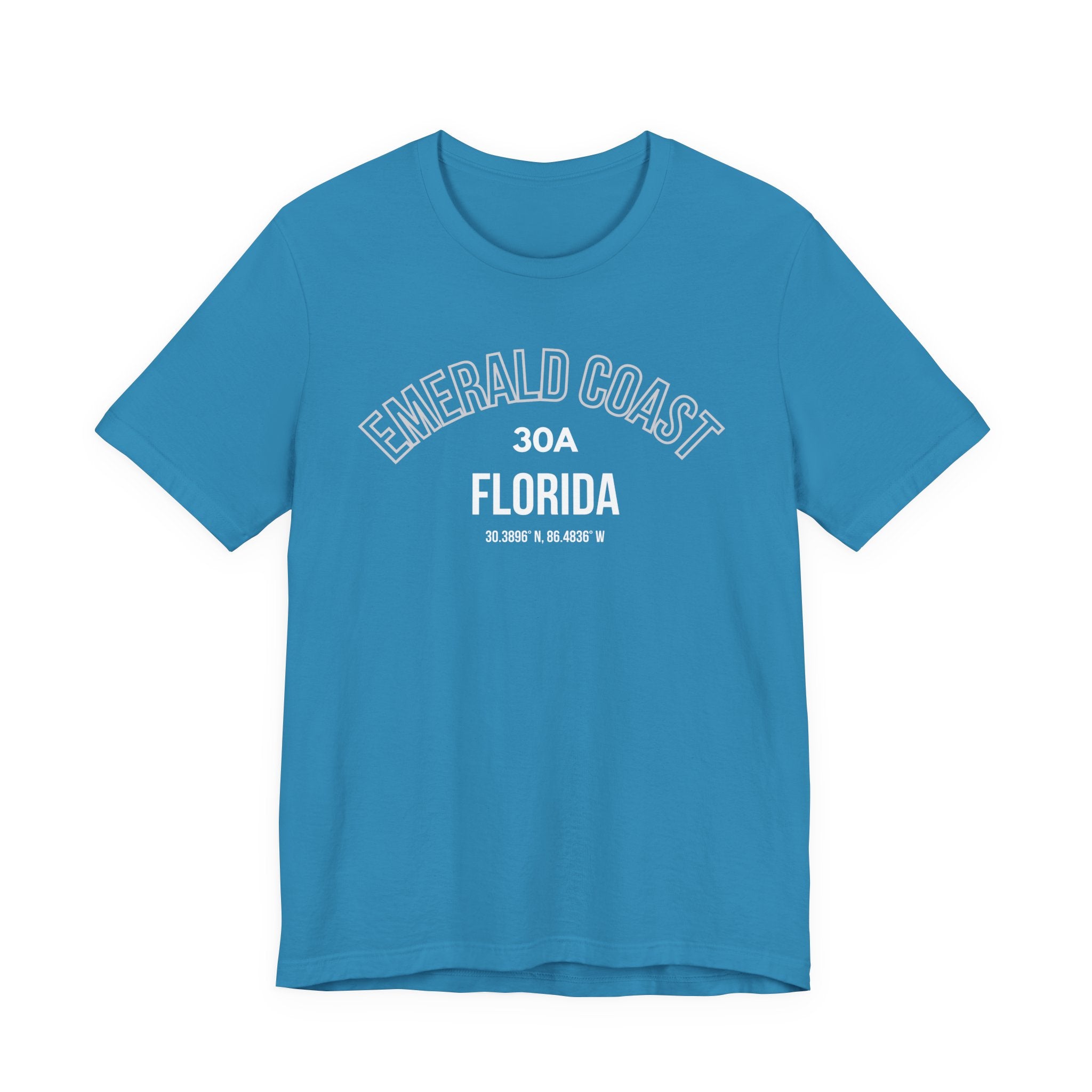 Emerald Coast 30A Florida Short Sleeve Tee - Casual Summer Shirt