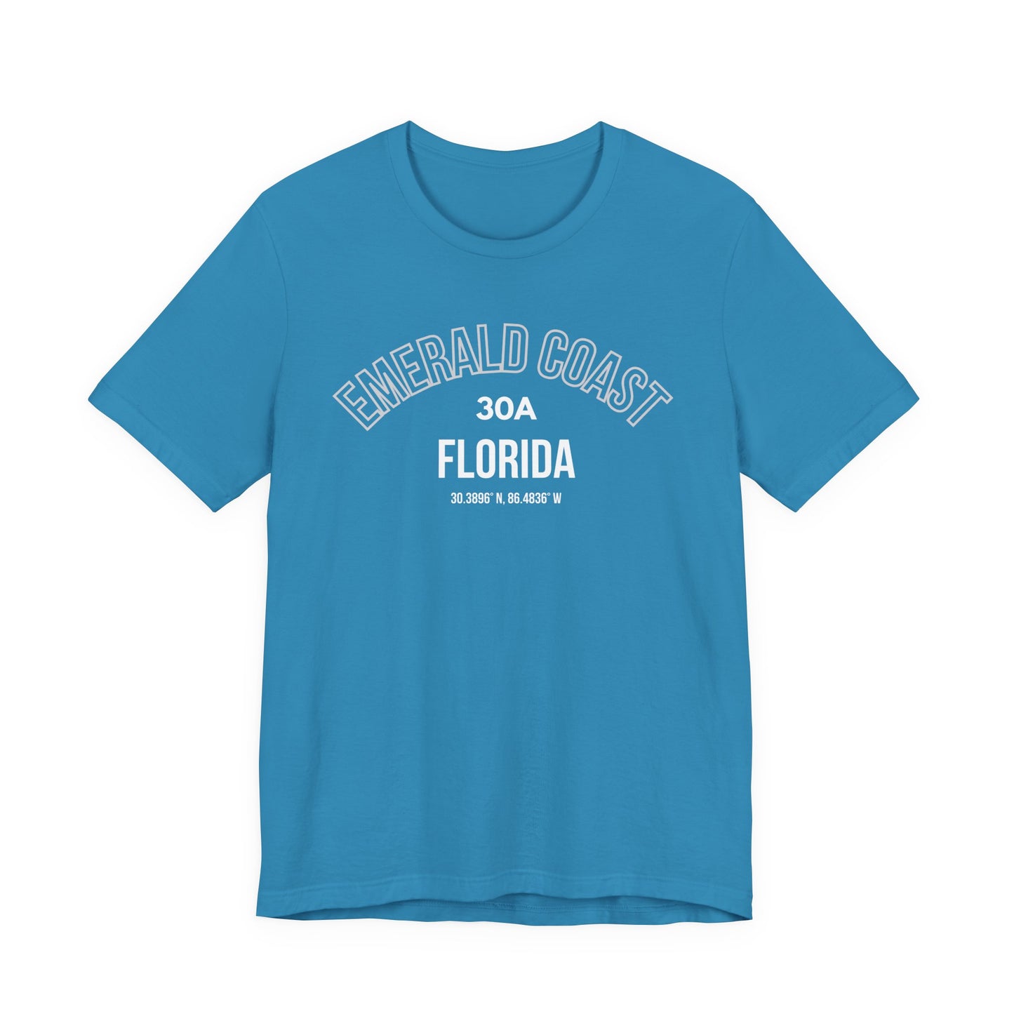 Emerald Coast 30A Florida Short Sleeve Tee - Casual Summer Shirt