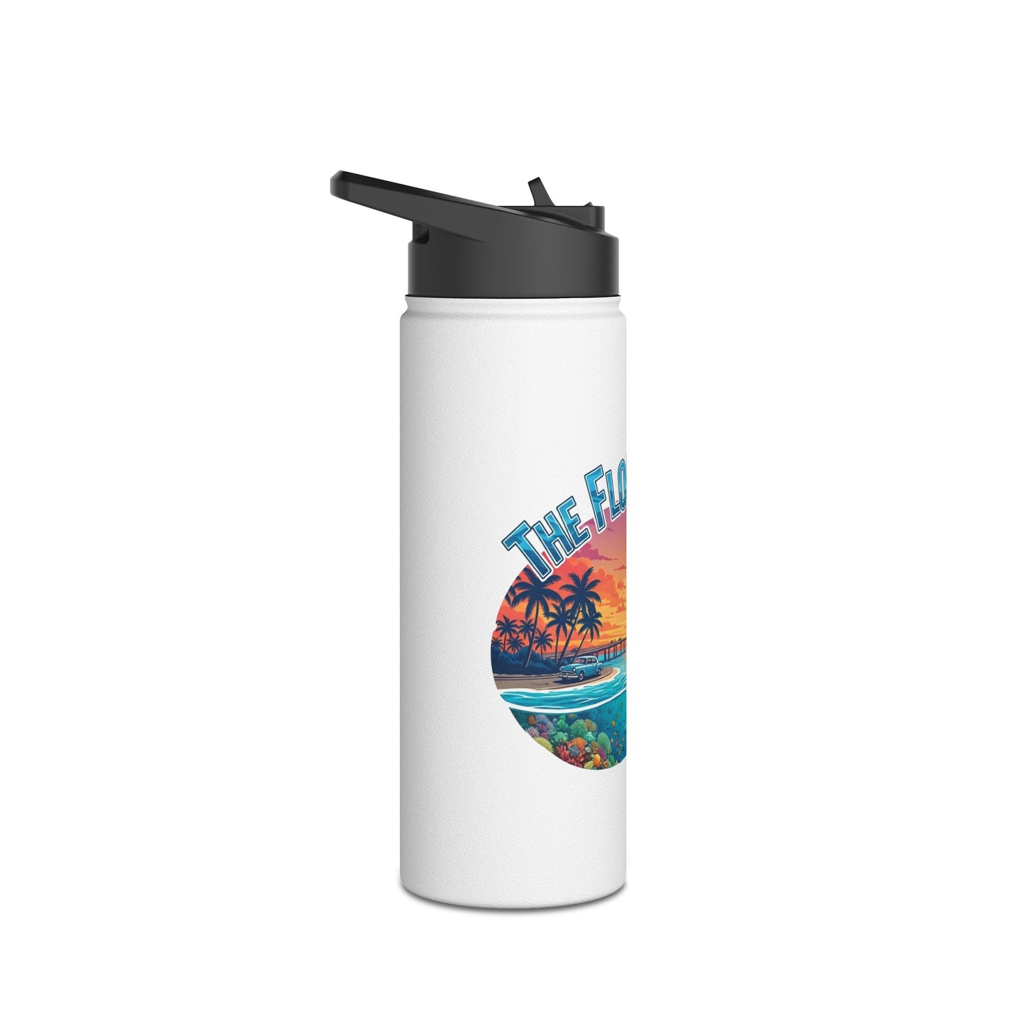 Florida Keys Water Bottle, Florida Vibes for Hydration, Eco-Friendly Travel Mug