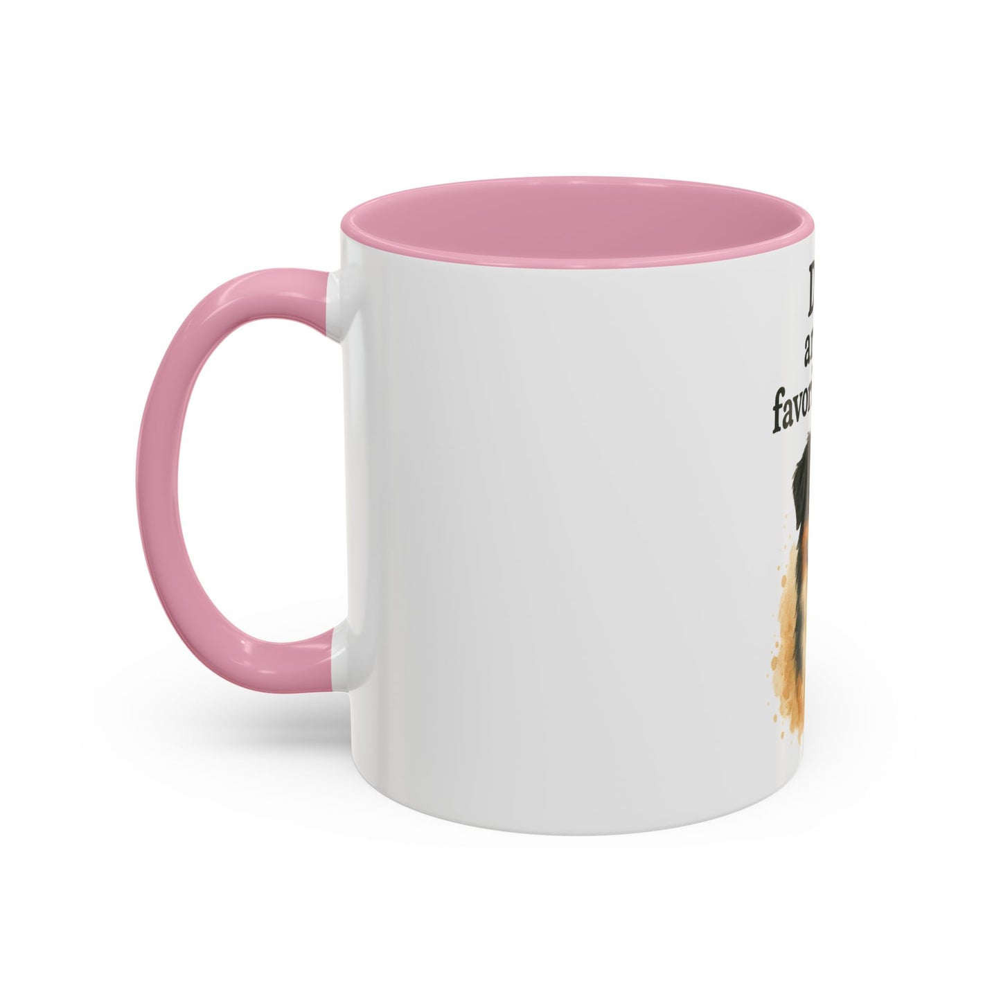 Dog Lovers Colorful Mug - "Dogs are my favorite people" - 11oz