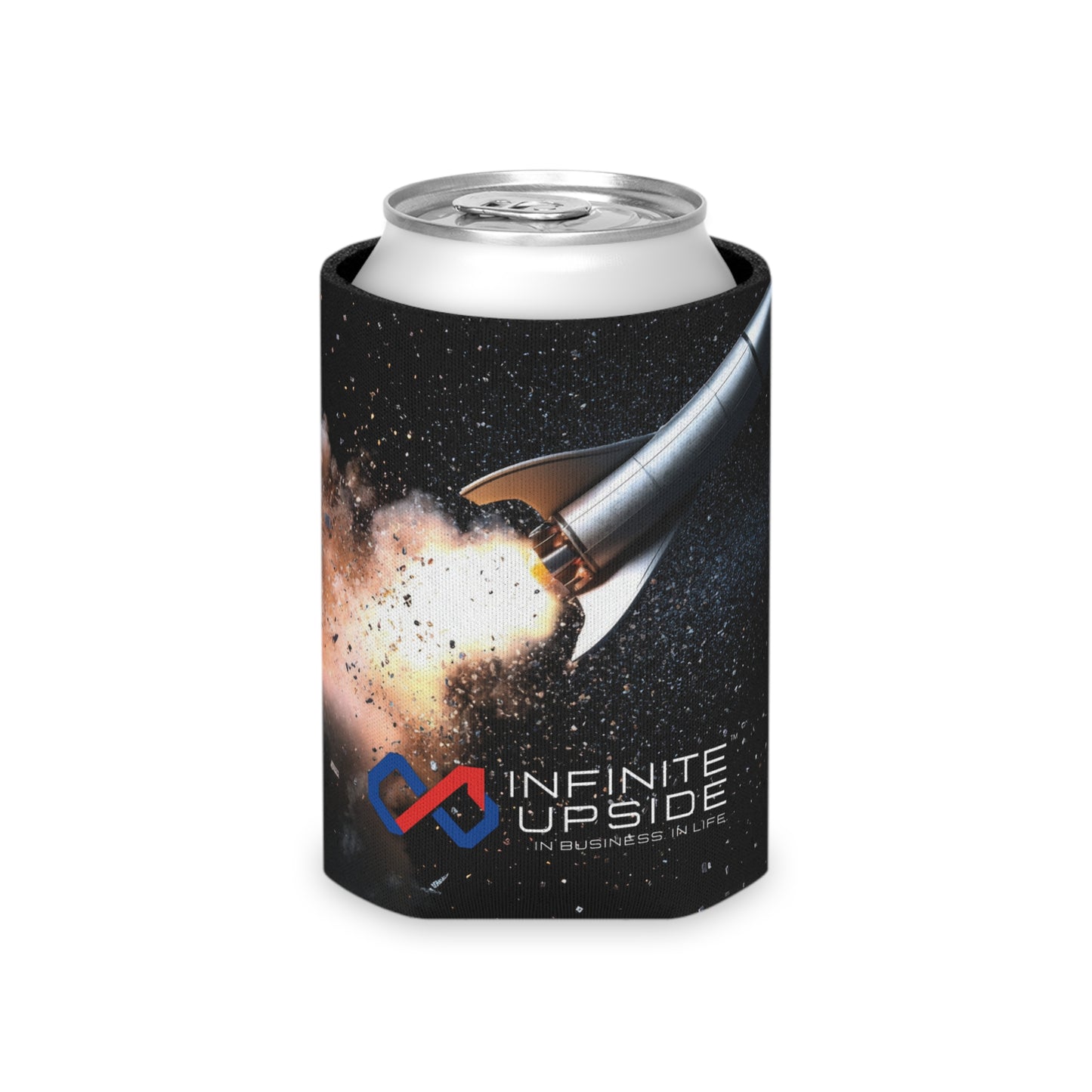 INFINITE UPSIDE™ Rocket Launch Can Cooler – Insulated Beverage Koozie