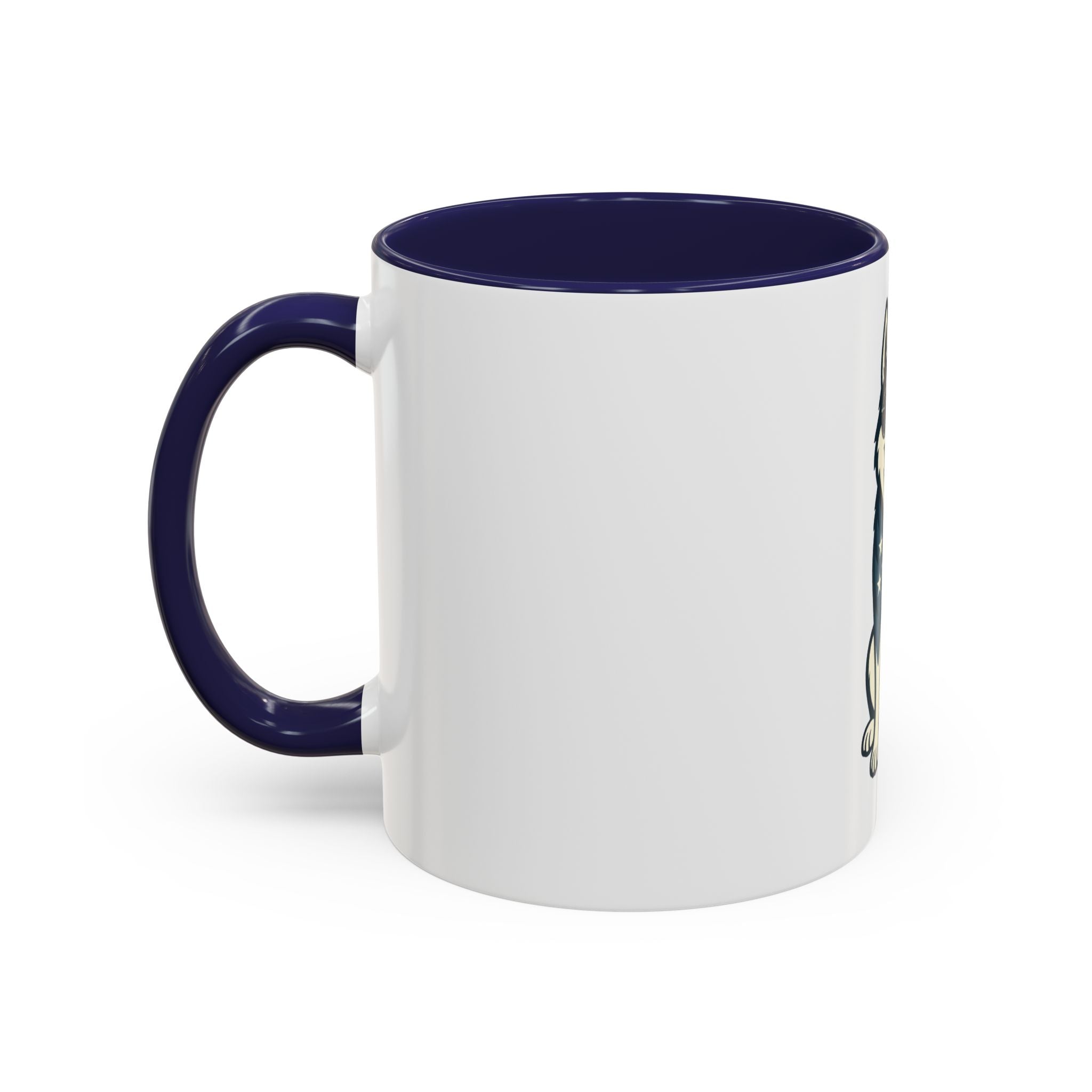 Patriotic Siberian Husky Dog Coffee Mug, Unique Pet Lover Gift