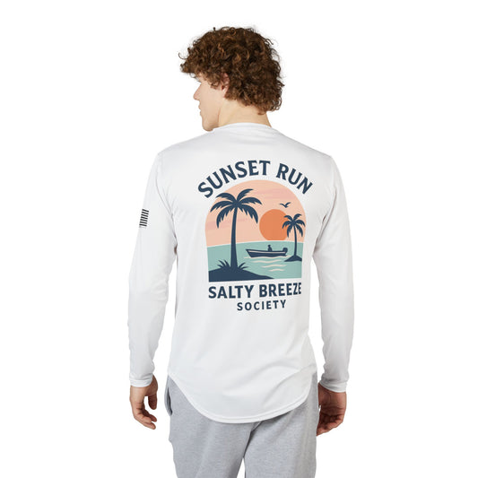 Salty Breeze Society Sunset Run UV Protection Long Sleeve Shirt