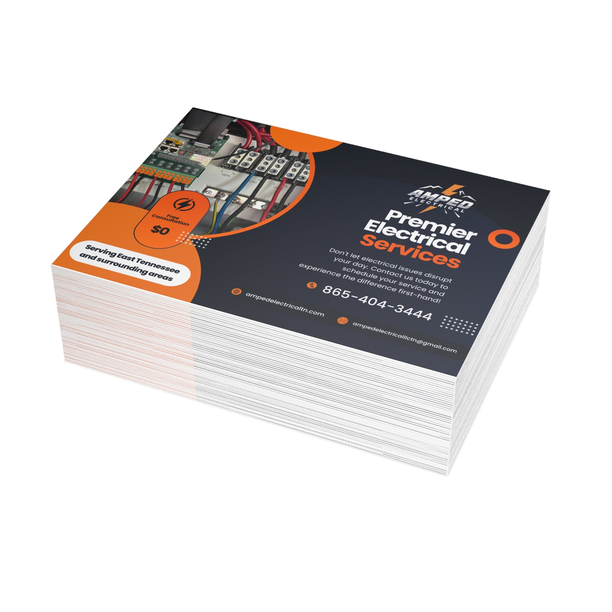 AMPED ELECTRICAL Postcard Bundle Set, Perfect for Business Promotions