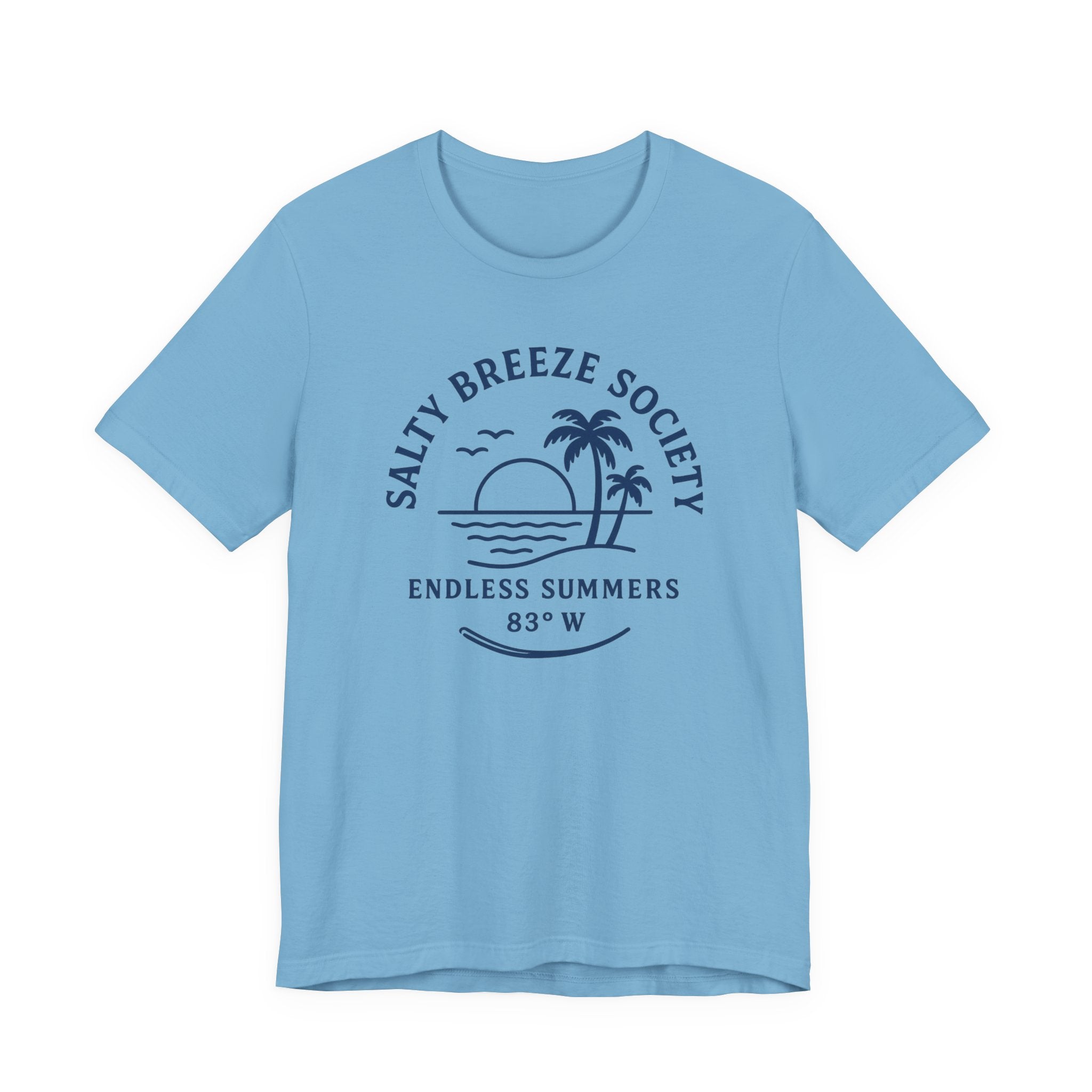 Salty Breeze Society Unisex Short Sleeve Tee - Endless Summers Design