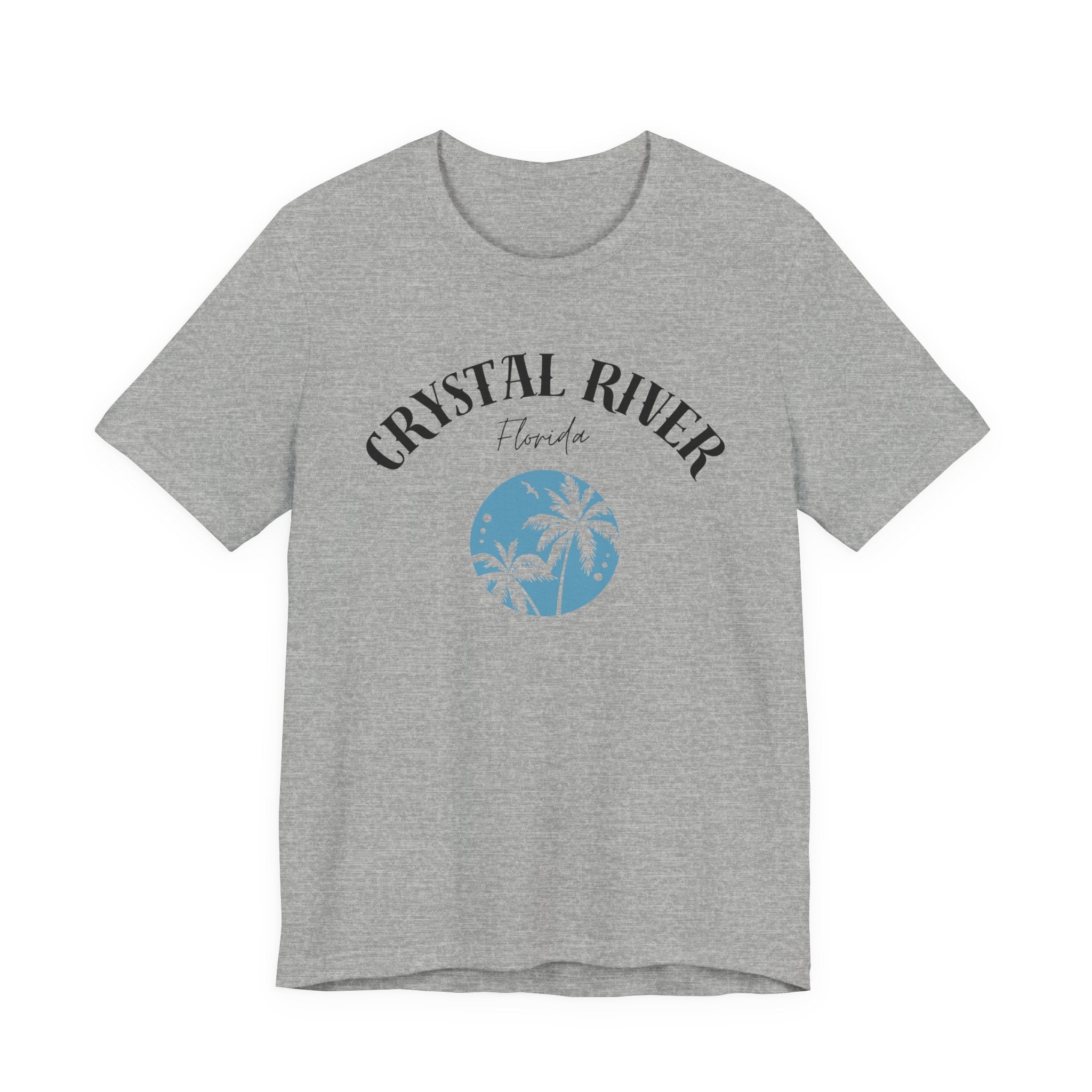 Crystal River Florida Tropical Tee - Unisex Jersey Short Sleeve Shirt