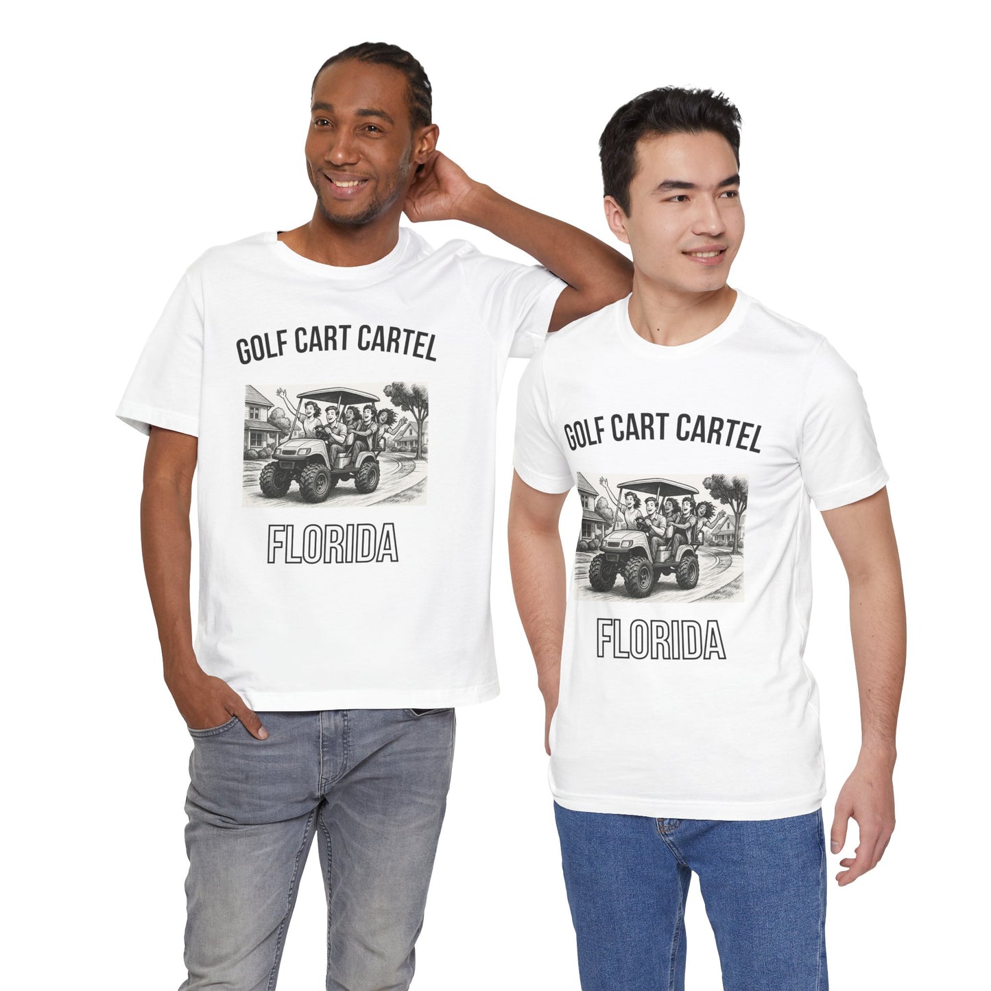 Golf Cart Cartel Florida Unisex Short Sleeve Tee