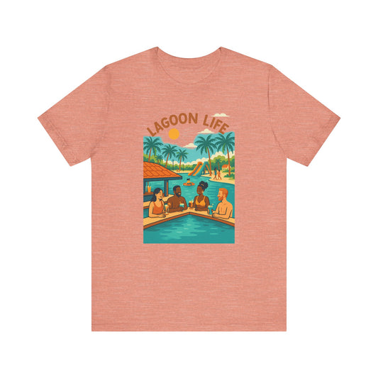 Lagoon Life Tee - Chill Vibe Unisex Short Sleeve T-Shirt, Summer Casual Wear