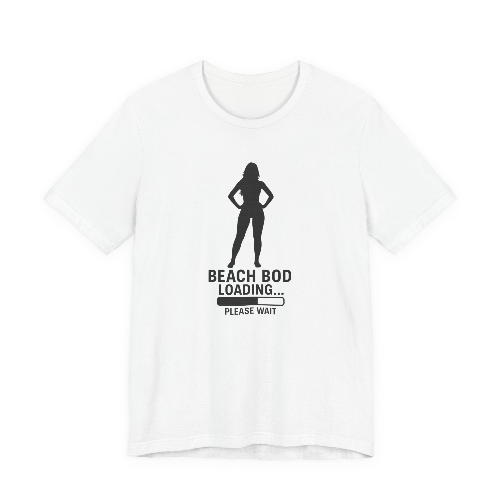Beach Bod Loading Unisex Tee, Funny T-Shirt for Summer, Workout Motivation Shirt