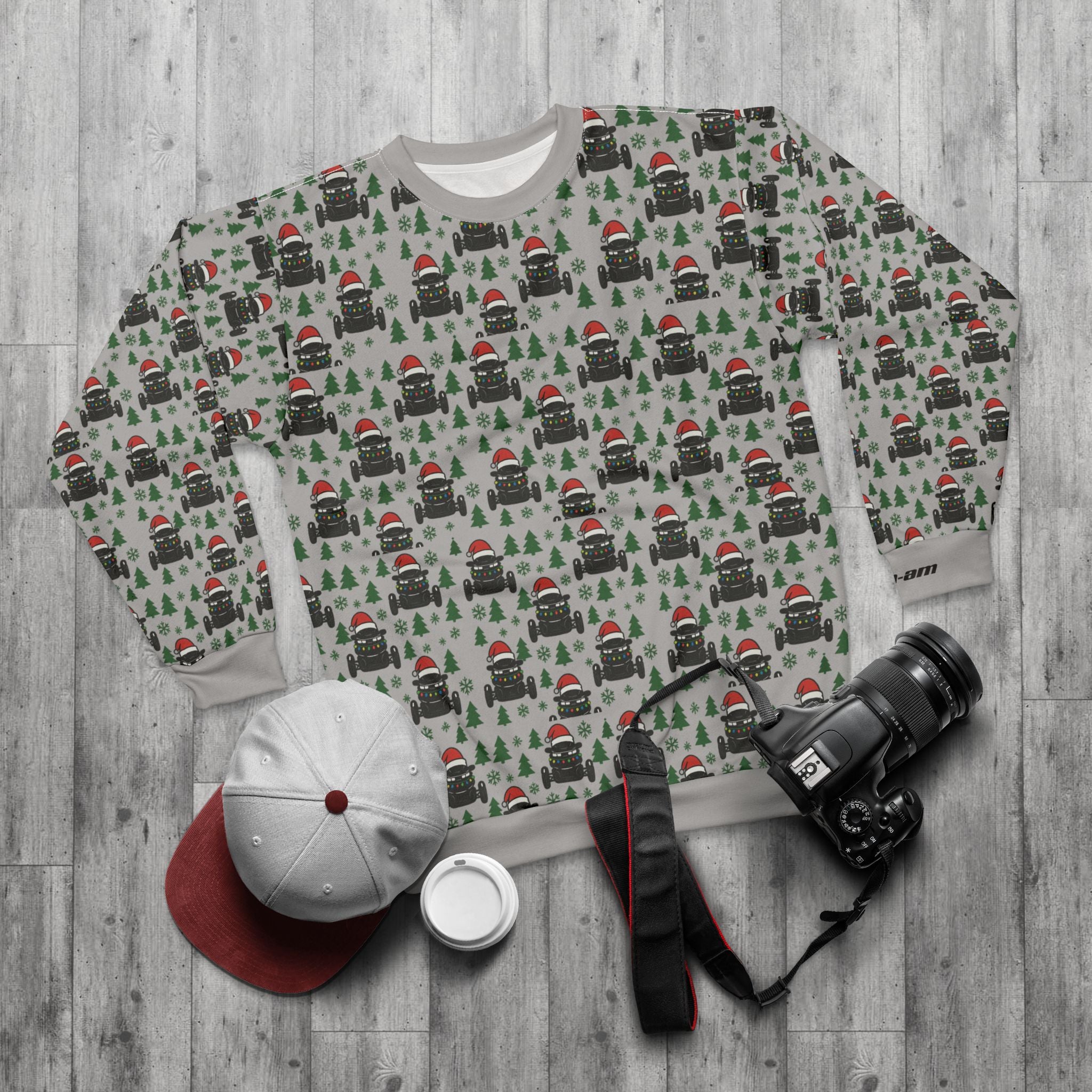 Can-Am Spyder Christmas Lights Sweatshirt — Festive For The Holidays