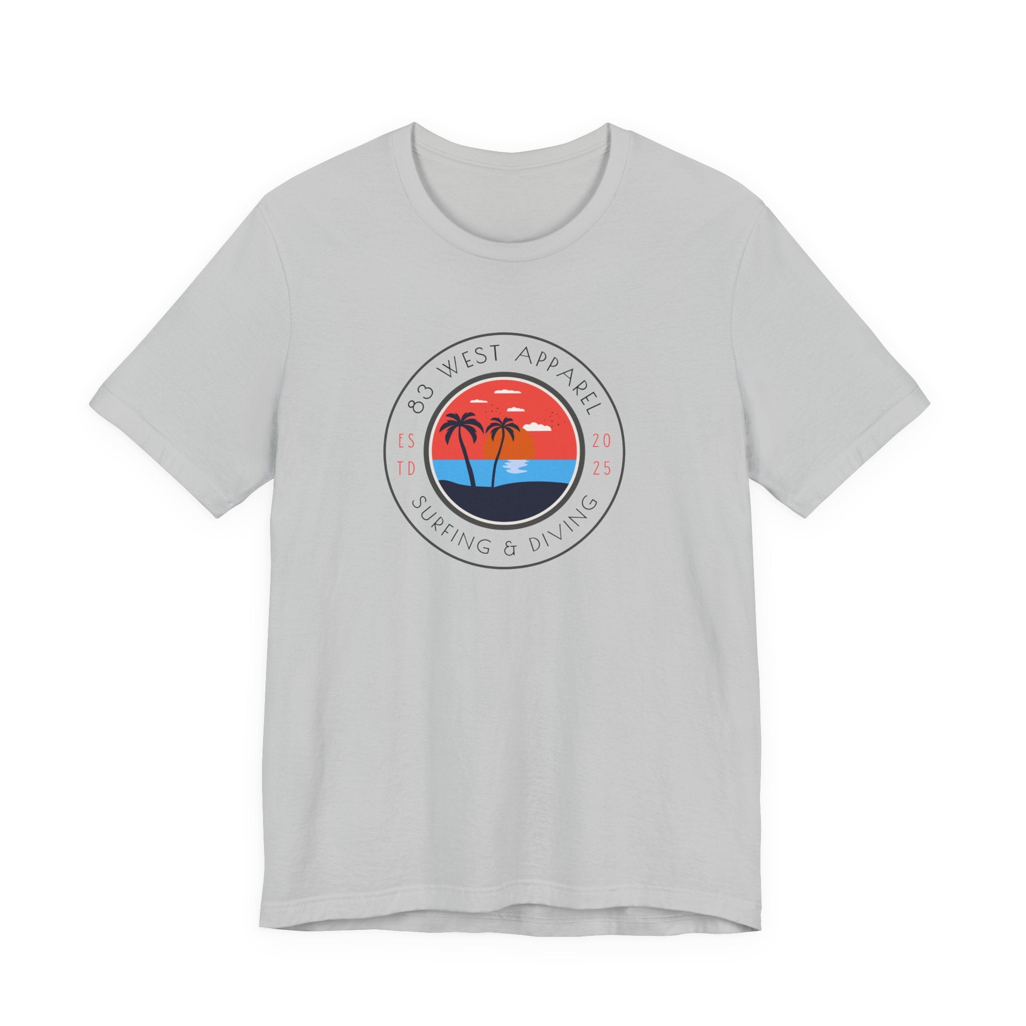 83 West Surf & Dive Unisex Tee - Perfect for Beach Lovers and Outdoor Adventures