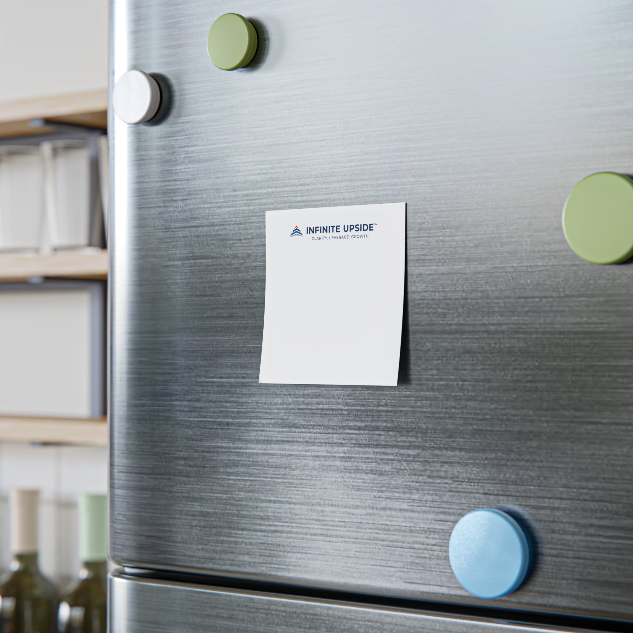 INFINITE UPSIDE™ Branded Post-It Note Pads — Corporate Logo Sticky Notes