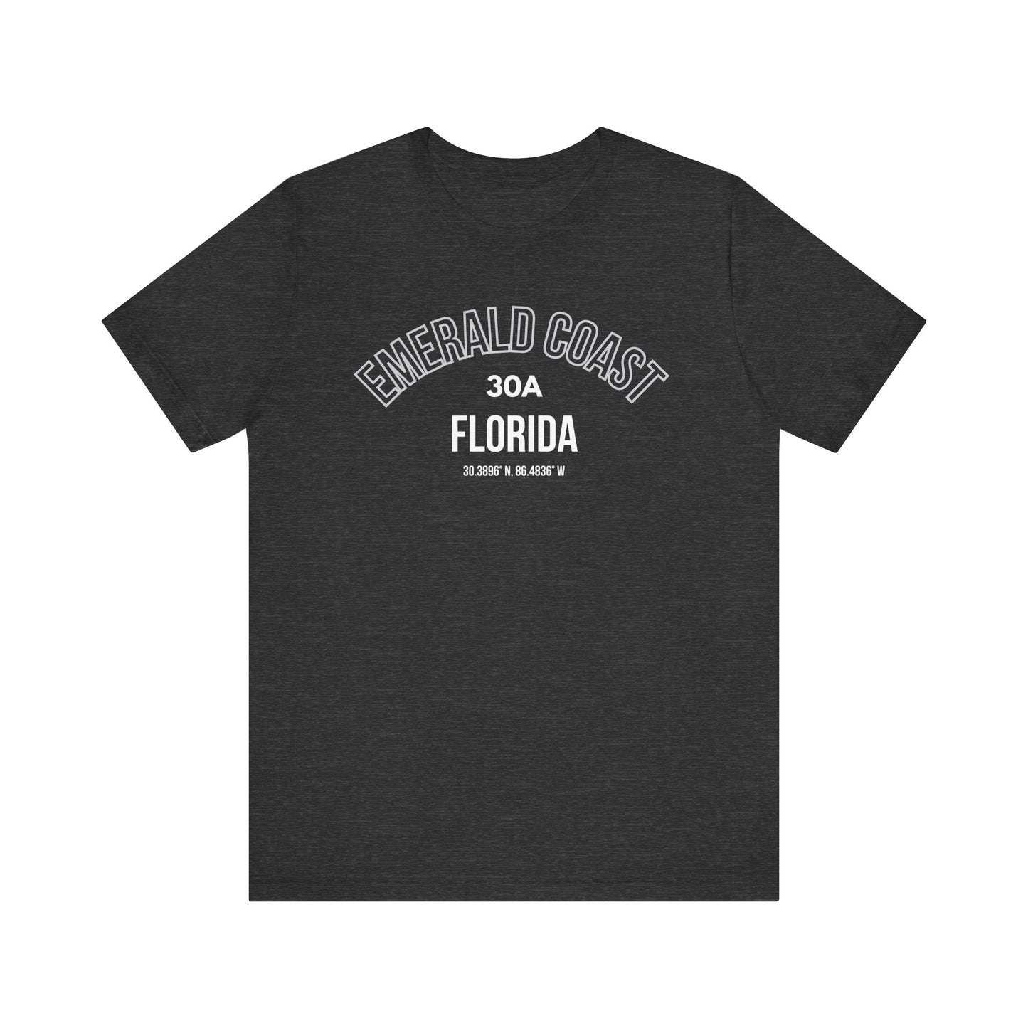 Emerald Coast 30A Florida Short Sleeve Tee - Casual Summer Shirt