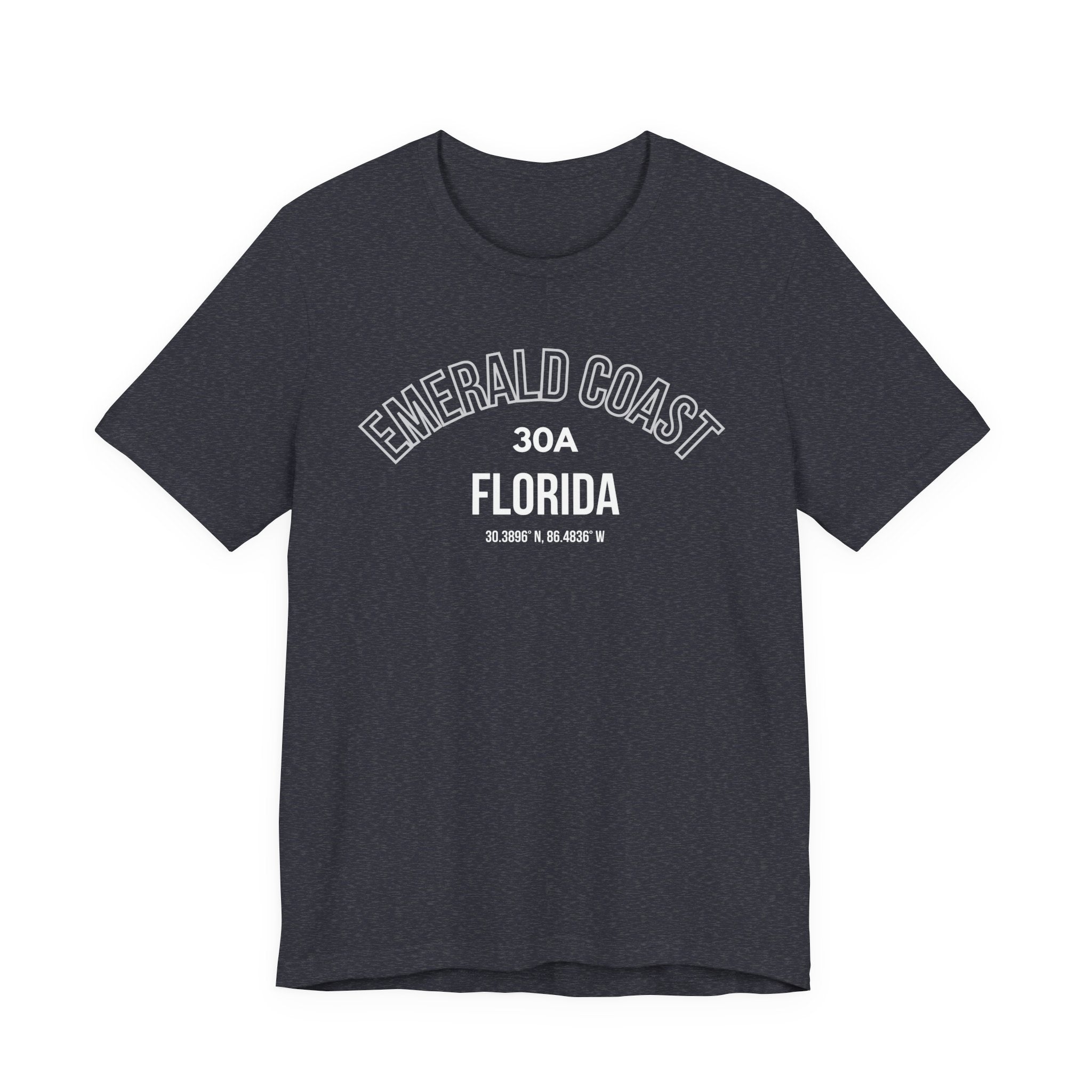 Emerald Coast 30A Florida Short Sleeve Tee - Casual Summer Shirt