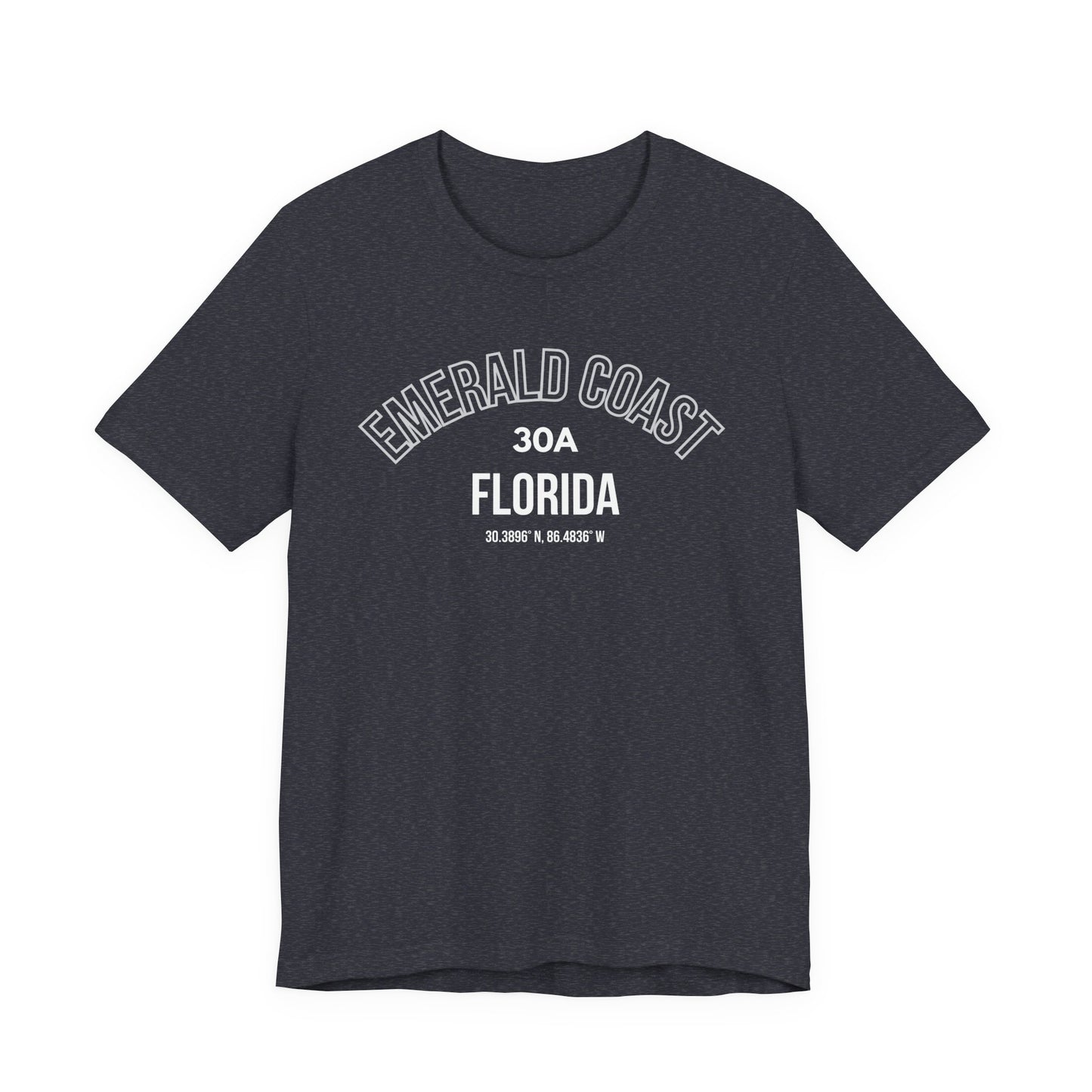 Emerald Coast 30A Florida Short Sleeve Tee - Casual Summer Shirt