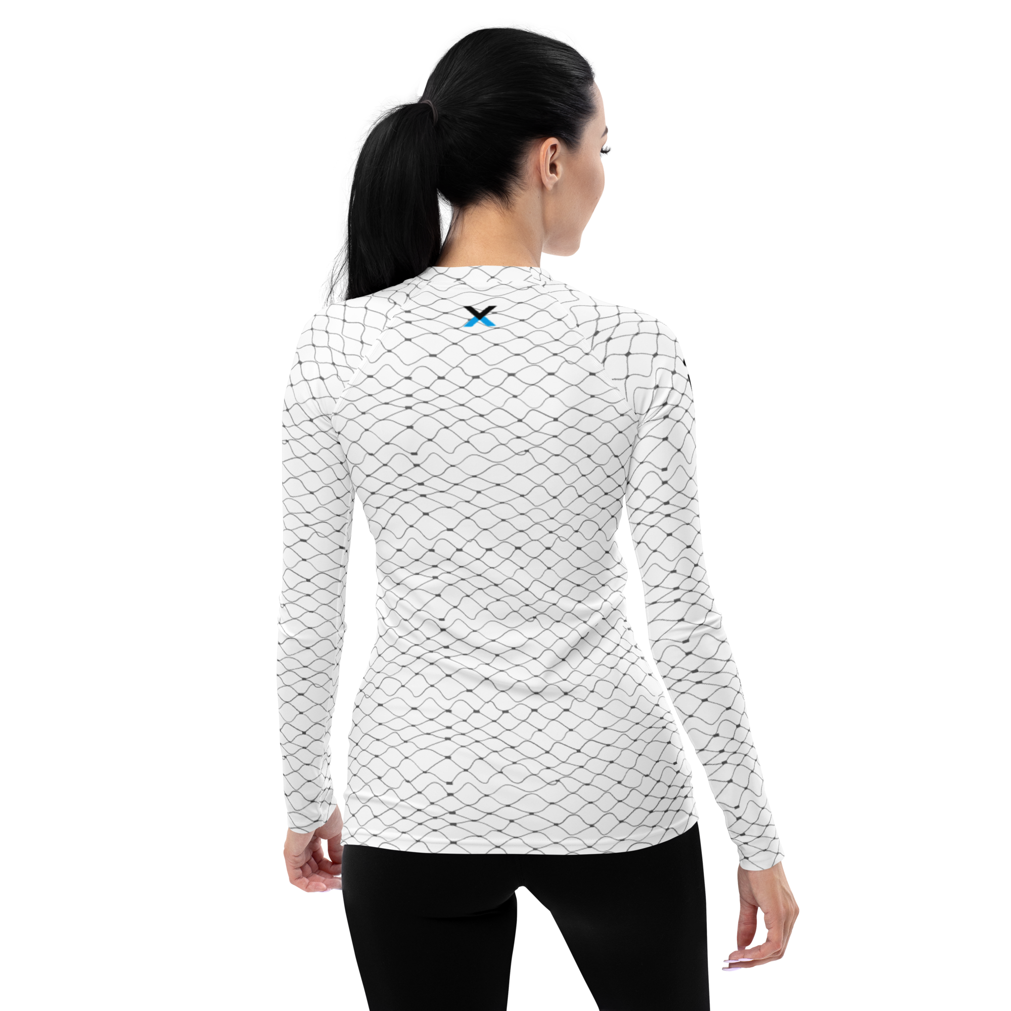 VENTURX™ Fishnet Graphics Women's UPF 50+ Rash Guard Shirt