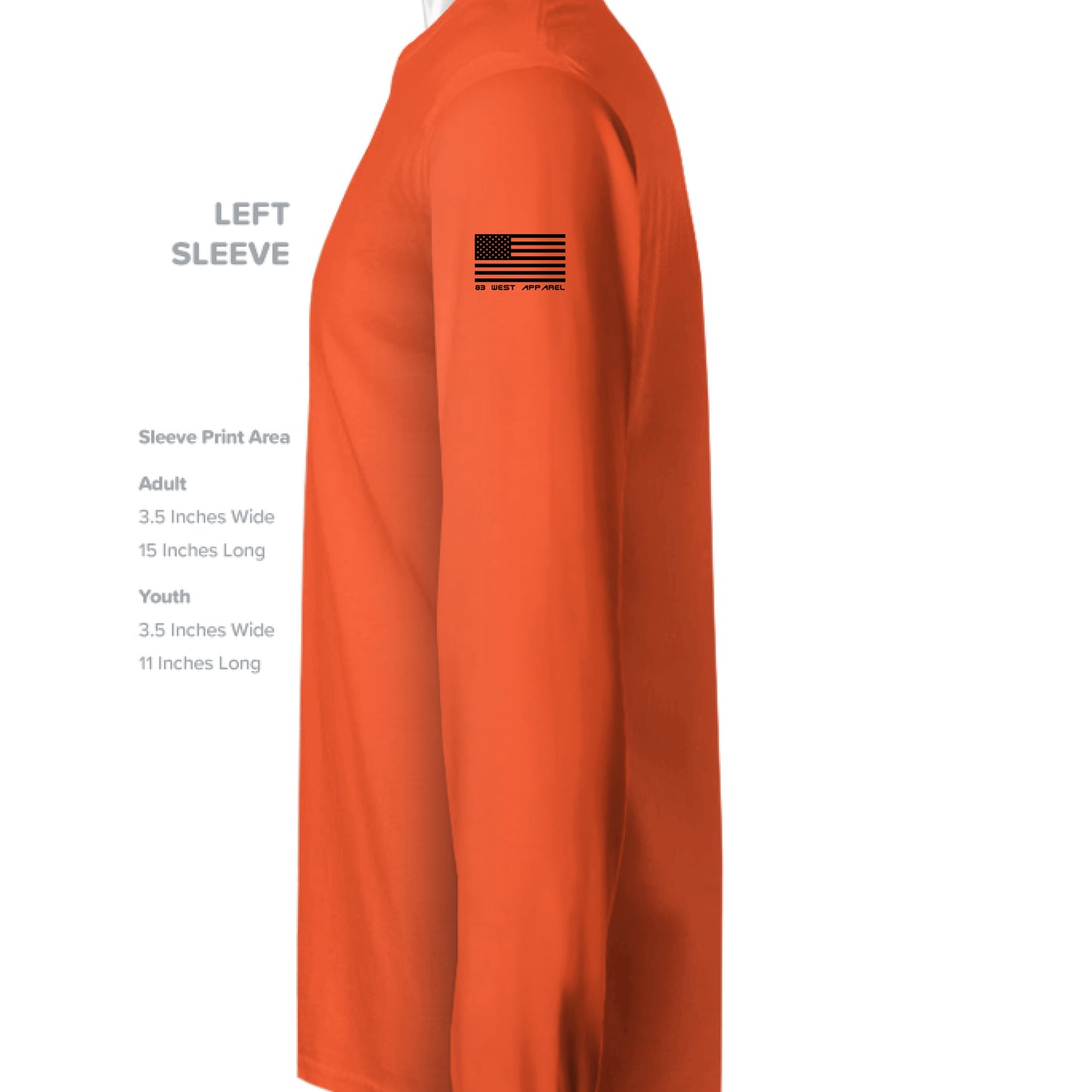SPORT ORANGE - SLEEVE_LEFT
